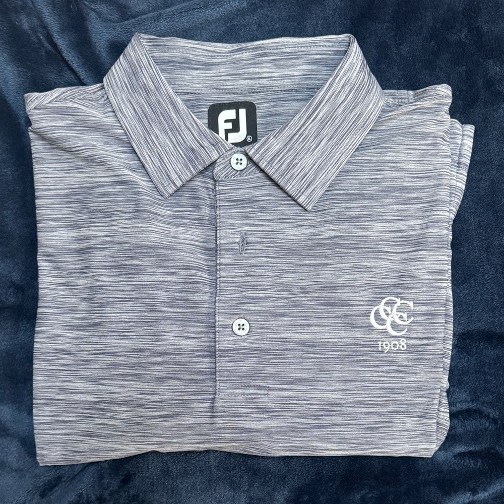 FootJoy Heathered Gray Polo Shirt